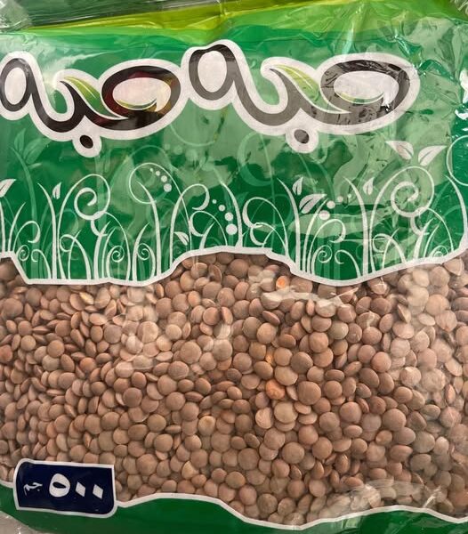 حبة حبة عدس بجبة 500جم