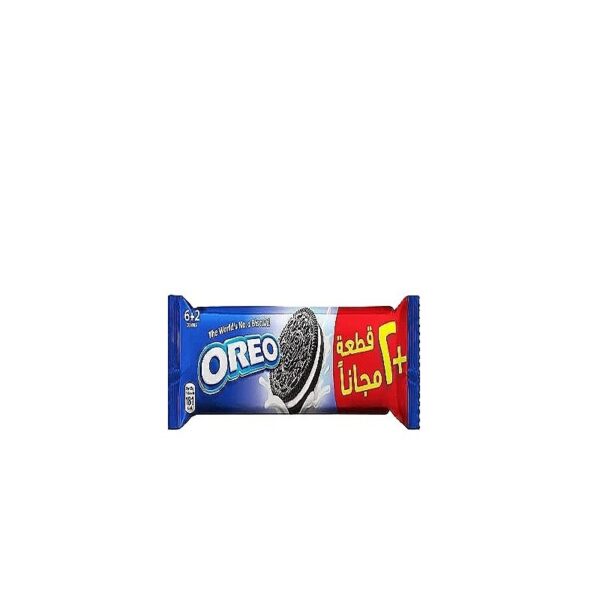 اوريو بسكويت بكريمه الشيكولاته 8 + 2 قطعه 80 جرام