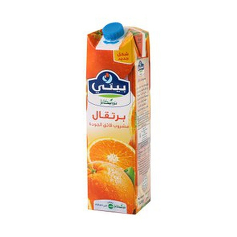 بيتى-تروبيكانا-عصير-برتقال-1-لتر-عصائر-طبيعى بيتى تروبيكانا عصير برتقال 1 لتر - الصورة 1