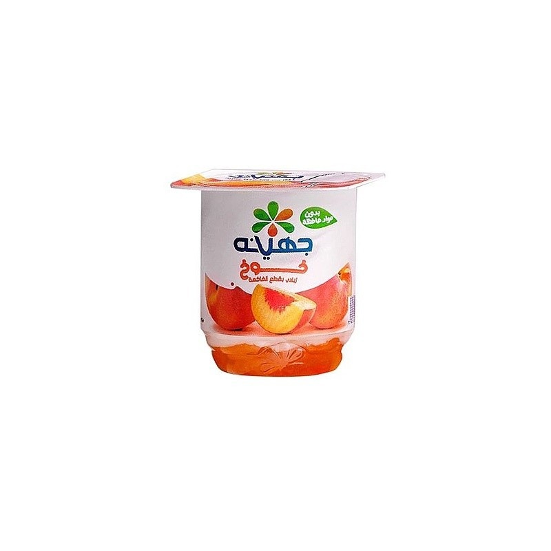 جهينه-زبادى-خوخ-بقطع-الفاكهه-105-جرام-جهينه جهينه زبادى خوخ بقطع الفاكهه 105 جرام - الصورة 1