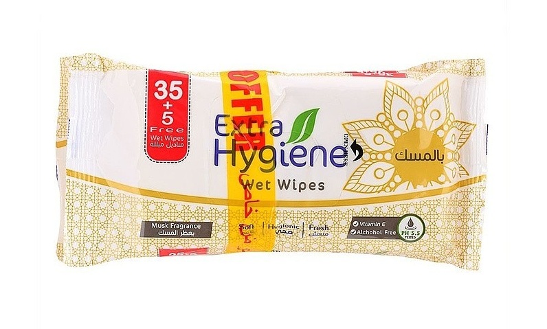 هايجين-مناديل-مبلله-عطر-المسك-35-5-هديه-3-ق-عرض-هايجين مناديل مبلله هايجاين عطر المسك 40 منديل - الصورة 1